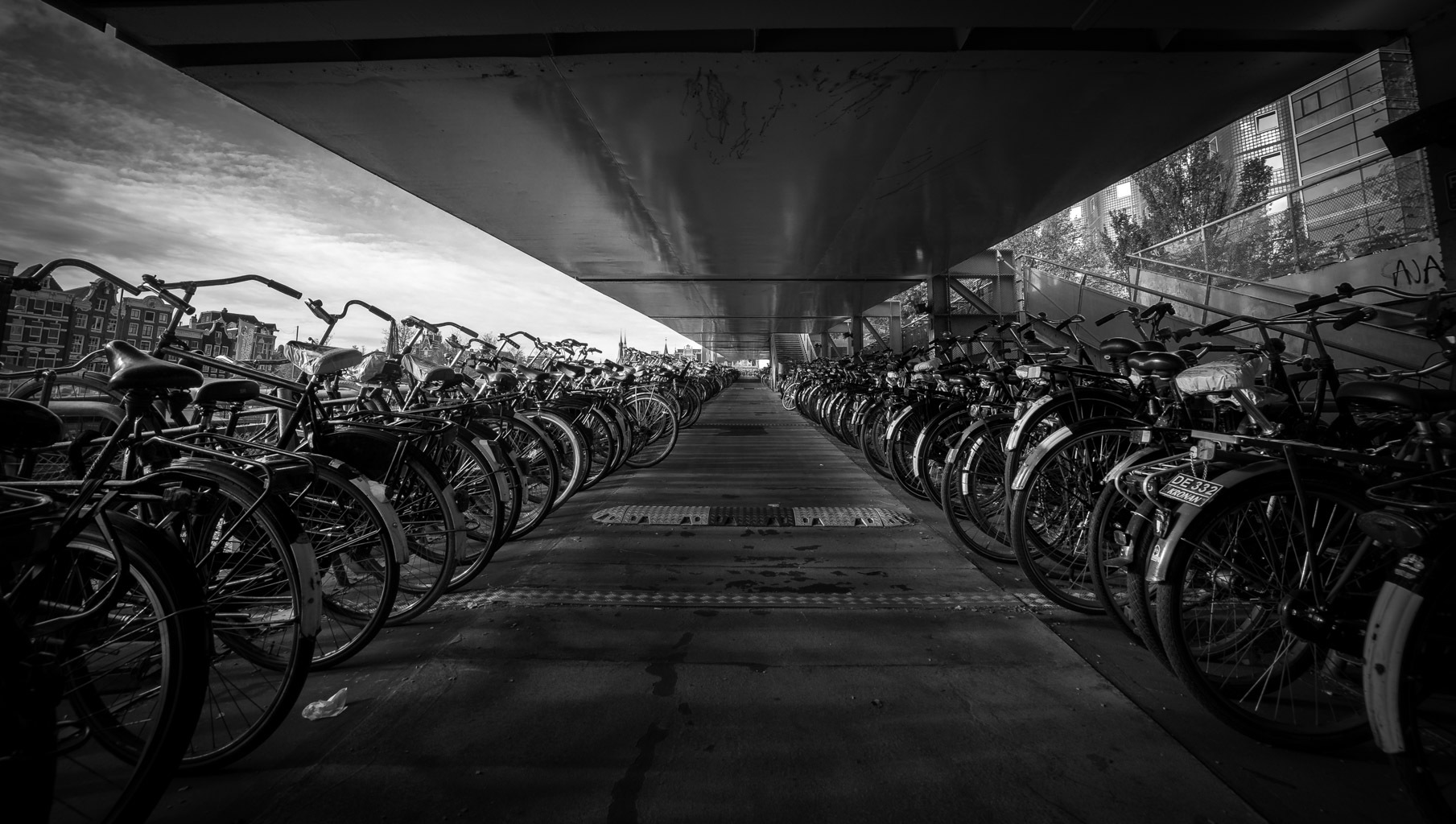 Parking à vélos, Amsterdam